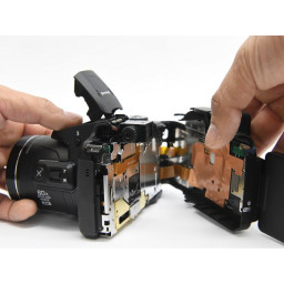 Замена задней рамки Nikon Coolpix B700 в сборе
