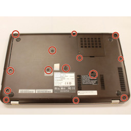 Замена задней части корпуса Toshiba Satellite P55t-A5116